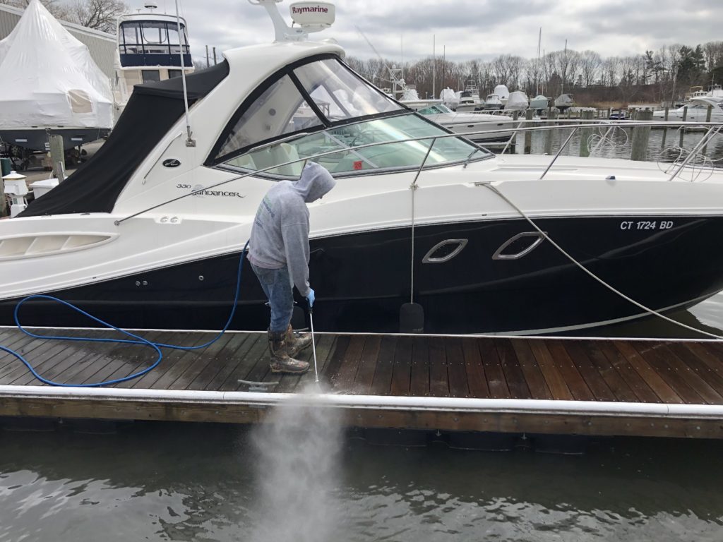 deck cleaning power wash